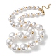 Collier de perles graduées en perles de plastique NJEW-F317-03G-1