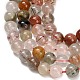 Нити бусин из натурального многоцветного рутилового кварца G-G300-A03-6mm-4