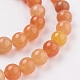 Chapelets de perles en aventurine rouge naturelle GSR10mmC023-3