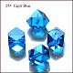Abalorios de cristal austriaco de imitación SWAR-F084-4x4mm-25-1