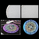 DIY Flat Round Tarot Pendulum Board Silicone Molds ZODI-PW0001-012D-1