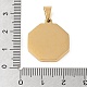 Pendentifs en acier inoxydable&nbsp;STAS-S121-02G-3