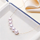 Pearlized Glasperlen runde Perlen HY-PH0001-10mm-007-1-4