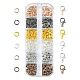 120 Uds. Cierres de pinza de langosta de aleación de zinc de 6 colores DIY-FS0003-42-1