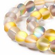 Synthetic Moonstone Beads Strands G-E573-01B-18-3