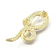 Броши со стразами в виде змеи aolly JEWB-V008-01LG-04-3