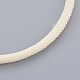 Fabricación de pulsera de hilo de algodón trenzado MAK-L018-03A-09-G-2