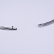 304ステンレススチール製チョーカーネックレス  硬いネックレス  ステンレス鋼色  5.4インチ（13.7cm） NJEW-O094-09-2