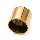 304ステンレス鋼コードエンド  エンドキャップ  コラム  ゴールドカラー  9x10mm  内径：9mm STAS-L270-01I-G-3