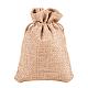 BENECREAT 25PCS Burlap Bags with Drawstring Gift Bags Jewelry Pouch for Wedding Party Treat and DIY Craft - 4.7 x 3.5 Inch ABAG-BC0001-05A-9x12-5