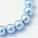Chapelets de perle en verre peint de cuisson X-HY-Q003-5mm-24-2