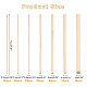 Pandahall elite 150 pz 7 bastoncini di legno rotondi in stile DIY-PH0008-41-2