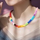 1200 pièces 2 styles 3 couleurs perles européennes acryliques à effet mixte OACR-SZ0001-28-7