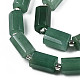 Natürlichen grünen Aventurin Perlen Stränge G-N327-06B-3