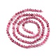 Naturels rouges perles de tourmaline brins X-G-A021-01B-2