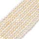 Fili di perle di perle d'acqua dolce coltivate naturali PEAR-J007-42-1
