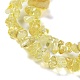 Chapelets de perles de citrine naturelle G-E607-A07-4