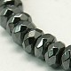 Non-Magnetic Synthetic Hematite Beads Strands G-E085-4x2mm-1-1