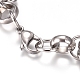 304 Stainless Steel Chain Bracelets BJEW-L661-04P-2