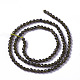 Chapelets de perles en obsidienne dorée naturelle G-F596-17-2mm-2