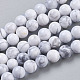 Chapelets de perles en howlite naturelle X-TURQ-G091-6mm-1