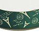 Tour de couleur verte eiffel imprimé rubans grosgrain X-SRIB-E001-38mm-5-2