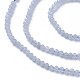Natürliche Angelit Perlen Stränge G-F619-11-2mm-3