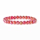 Ensembles de bracelets extensibles en perles acryliques transparentes de couleur ab BJEW-JB09047-4
