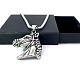 Винтажные ожерелья из нержавеющей стали с подвеской в виде лошади для мужчин TJ2948-4