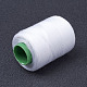 Polyester Nähgarne für Tuch oder diy Handwerk X-NWIR-WH0001-30-2