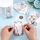 SUNNYCLUE Earrings Display Cards Earring Holder Cards 9x5cm/3.5x2inch Displaying Paper Cards White Earring Card Bulk Hanging Earring Cards for Display Selling Packaging Jewelry Making DIY Supplies CDIS-SC0001-06-3