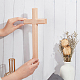 Croce da parete in legno nbeads HJEW-WH0036-45-3