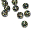 Natural Abalone Shell Mop Ball Beads X-SSHEL-E437-1-3