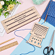 Wooden Knitting Measuring Tools Set TOOL-WH0201-02-5