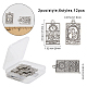 CHGCRAFT 24Pcs 6Styles Tarot Card Charms Printed Acrylic Pendants Rectangle with Tarot Pattern Pendants Tarot Card Necklace Pendant for Bracelets Necklaces Crafts Jewelry Making FIND-CA0006-68-2