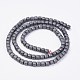 Non-magnetic Synthetic Hematite Beads Strands G-F396-35-4x4mm-2
