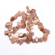 Chapelets de perles de sunstone naturelle naturelles G-O050-12-2