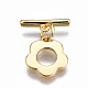 Латуни Переключить застежками X-KK-T063-95G-NF-1