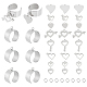 Kit per la creazione di anelli per polsini con charm fai da te unicraftale STAS-UN0051-39-1