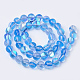 Synthetic Moonstone Beads Strands G-S283-6mm-10A-2