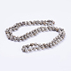 Natural Maifanite/Mai Fan Stone Beaded Necklaces NJEW-P202-36-A36-1