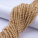 Glass Pearl Beads Strands HY-6D-B48-4