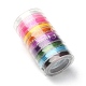 10 set di corde in cristallo elastico piatto a 10 colori EW-YW0001-10-7