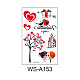 Removable Temporary Water Proof Tattoos Paper Stickers VALE-PW0001-104C-1