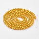 Glass Pearl Beads Strands HY-4D-B74-1