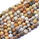 Chapelets de perles en agate fou naturel G-L552O-05-6mm-1