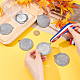 FINGERINSPIRE 6pcs Blank Award Medals 43.5mm Silver Medals Group Flat Round Silver Medals Award Gift Make Your Own Medals Alloy Medals Pendant Cabochons Settings for Competitions Sports Meeting FIND-FG0002-36S-3