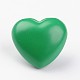 No Hole Spray Painted Brass Heart Chime Beads KK-M175-07-1
