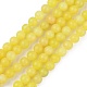 Natürliche Zitronen Jade Perlen Stränge G-H1631-6MM-1