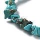 Synthetic Turquoise Beads Strands G-D283-3x5-10-01-3